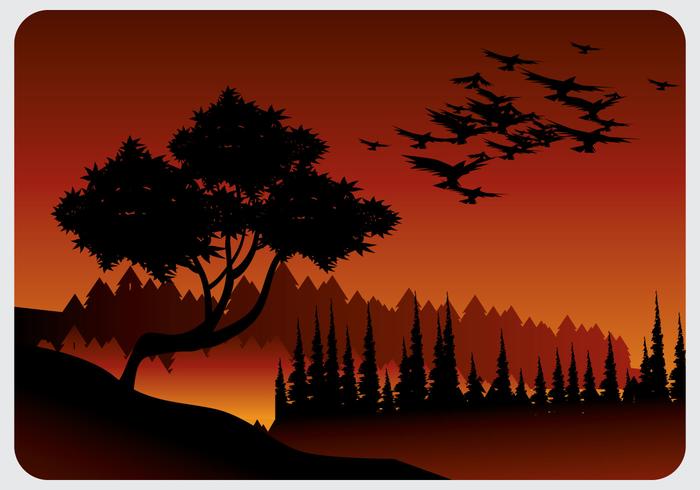 Burning Bush Vector