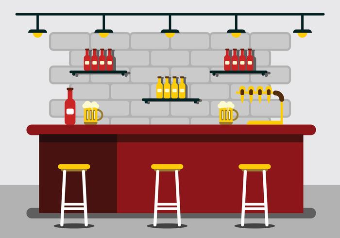 Bar Illustration  vector