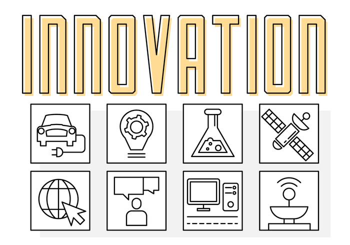 Linear Technology Innovación Signos vector