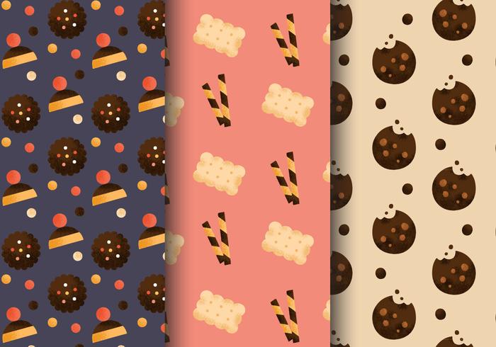 Free Cute Bakery Patterns vector