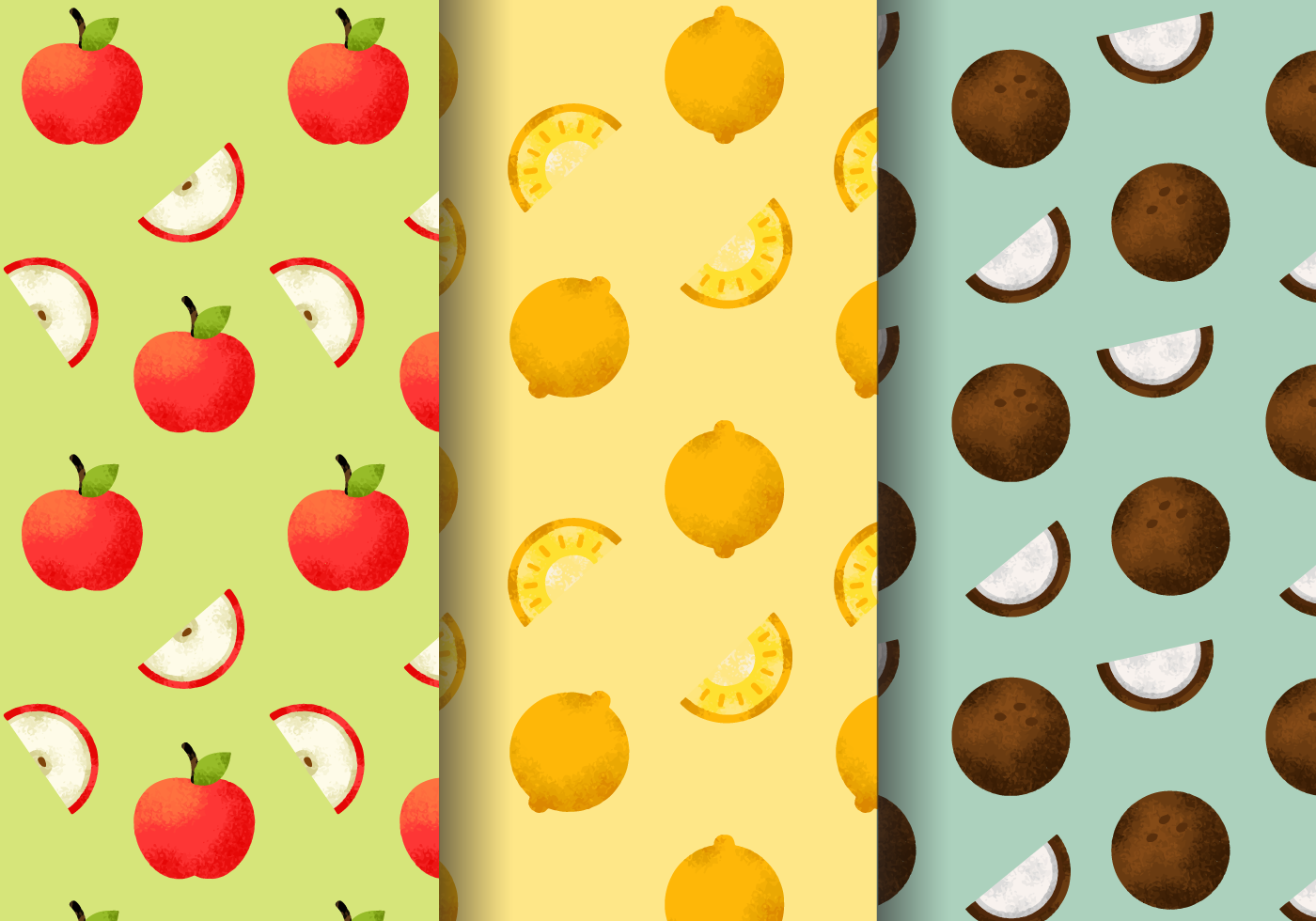 Free Cute Fruit Patterns 155550 Vector Art at Vecteezy