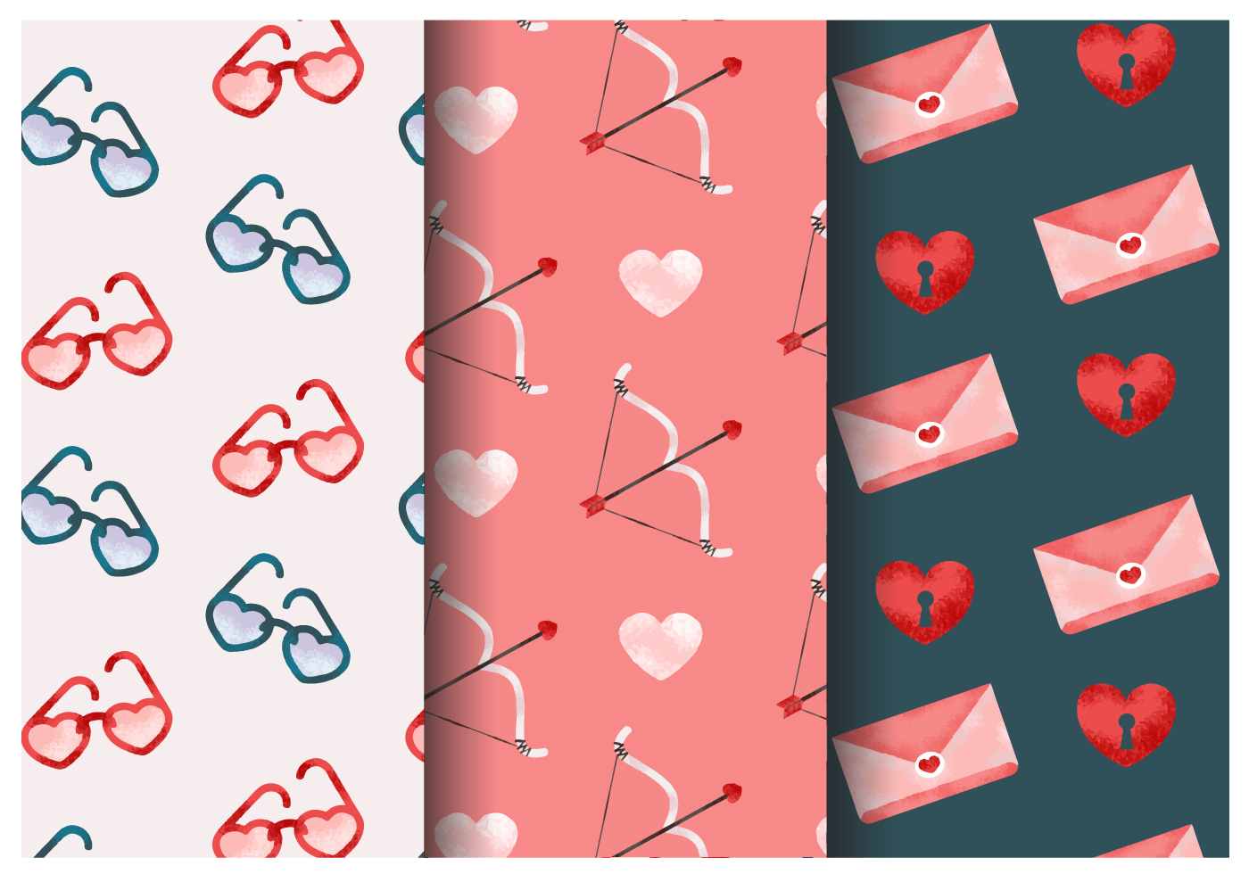 free-cute-valentine-s-day-patterns-155561-vector-art-at-vecteezy