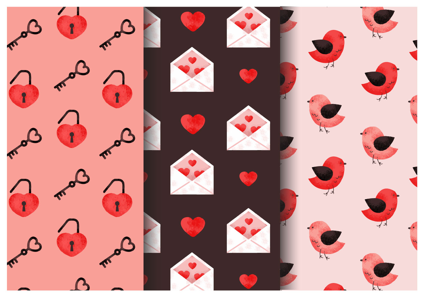 Happy valentine's day banner with realistic elements 695312 vector art Free Cute Valentine's Day Patterns 155562 Vector Art at Vecteezy