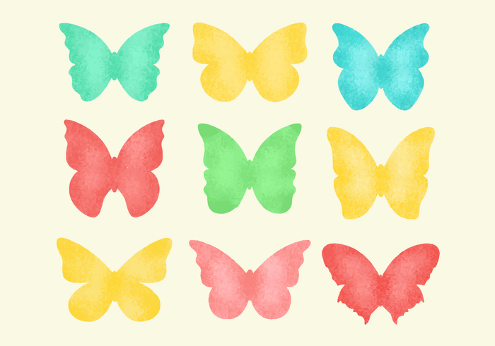 Free Grainy Butterfly Vector