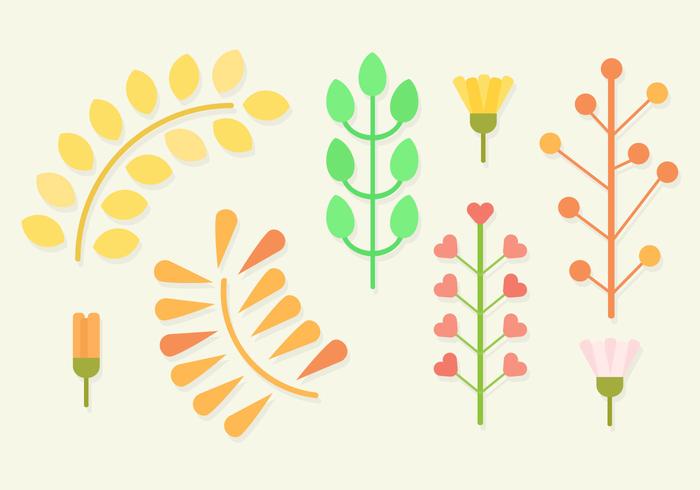 Free Flat Plants Vector