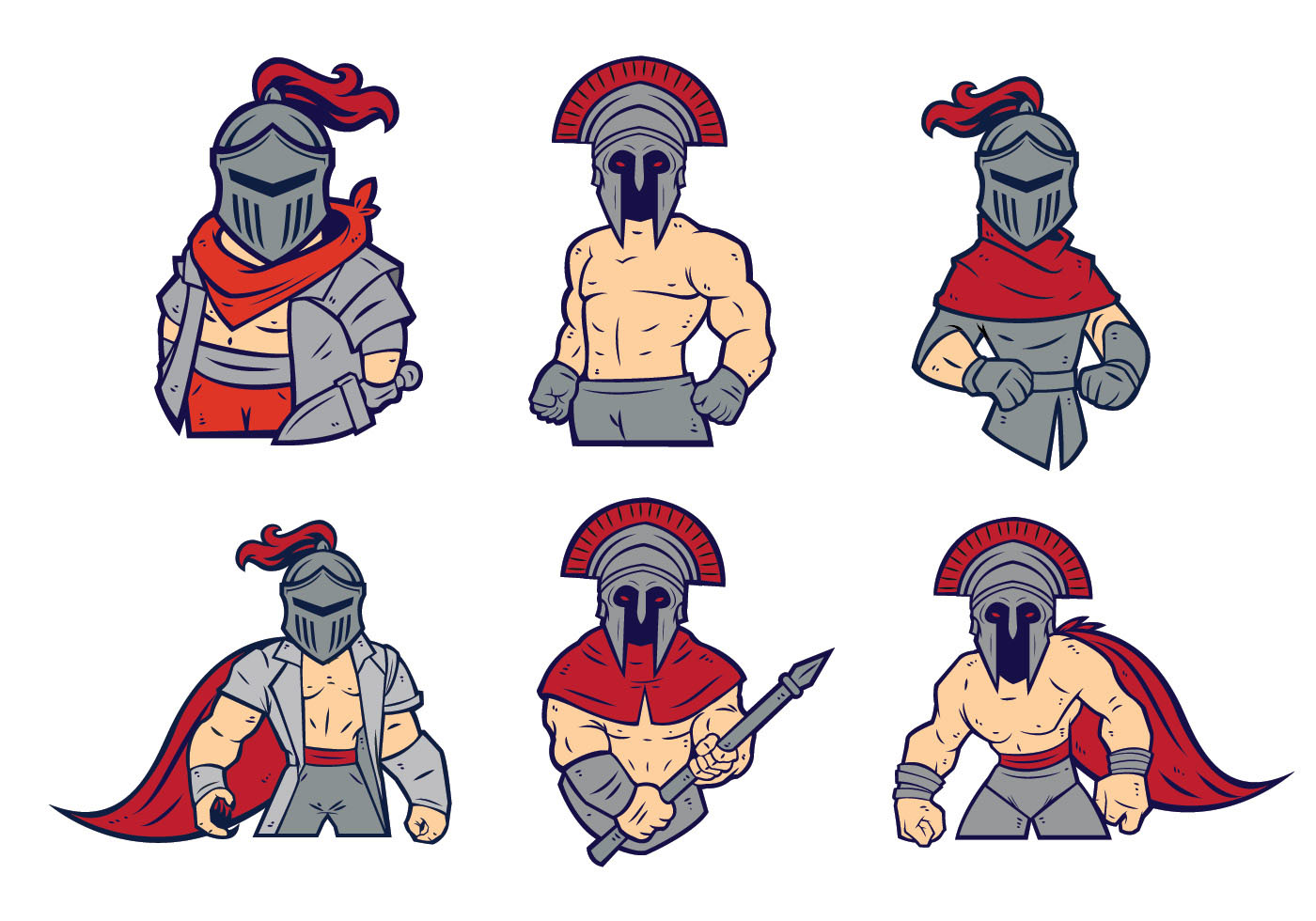 Download Knight Mascot Vector 01 - Download Free Vectors, Clipart ...