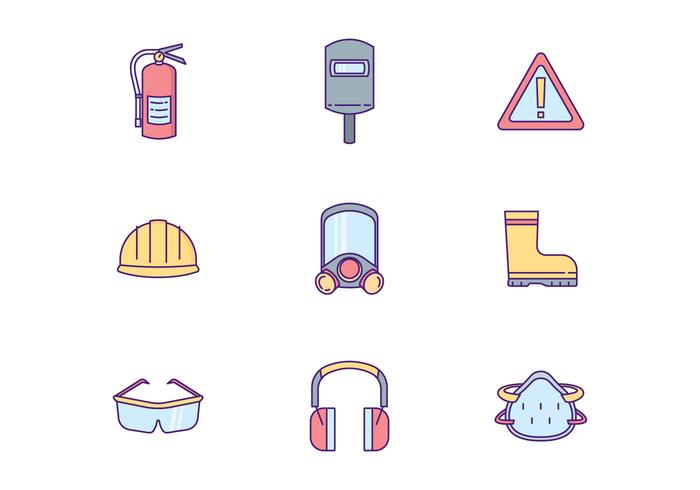Safety Equipment Icon Pack Safety Equipment Icon Pack