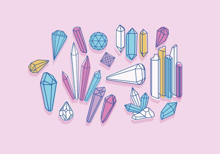 Soft Color Quartz Vector