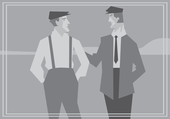 Classic Silent Film Actor Vectors Classic Silent Film Actor Vectors