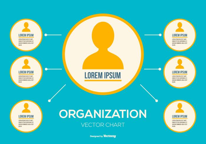 Vector Organizational Chart Illustration Vector Organizational Chart Illustration