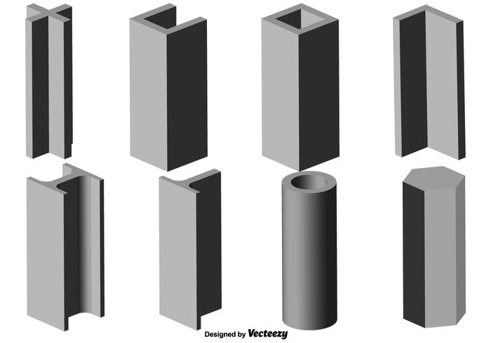 Vector Set Of Girder