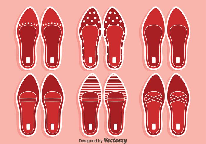 Red Ruby Slippers Vectors