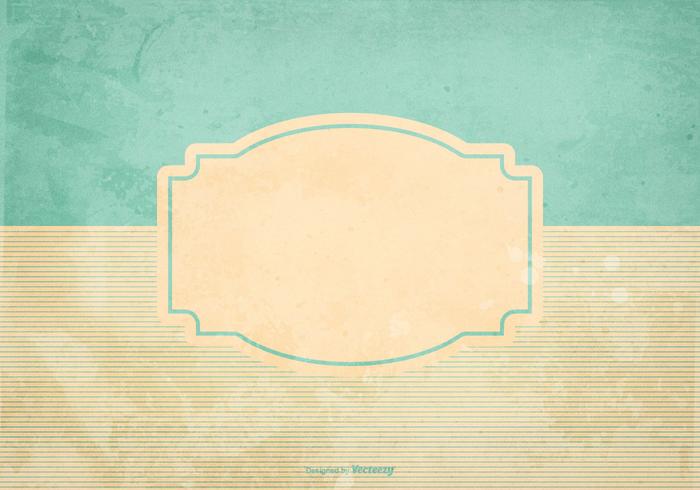 Blank Retro Grunge Style Background vector