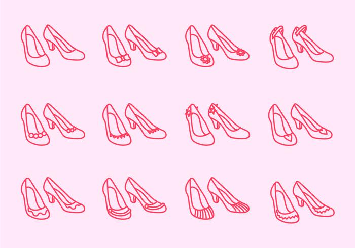 Ruby Shoes vector