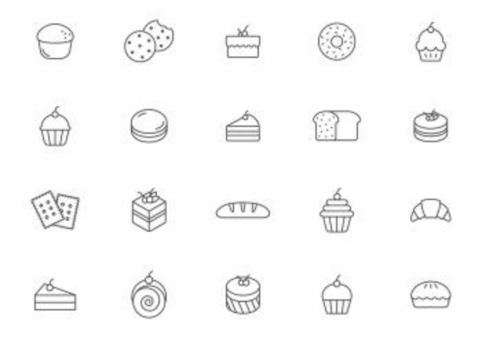 Bakery and Pastry Vectors