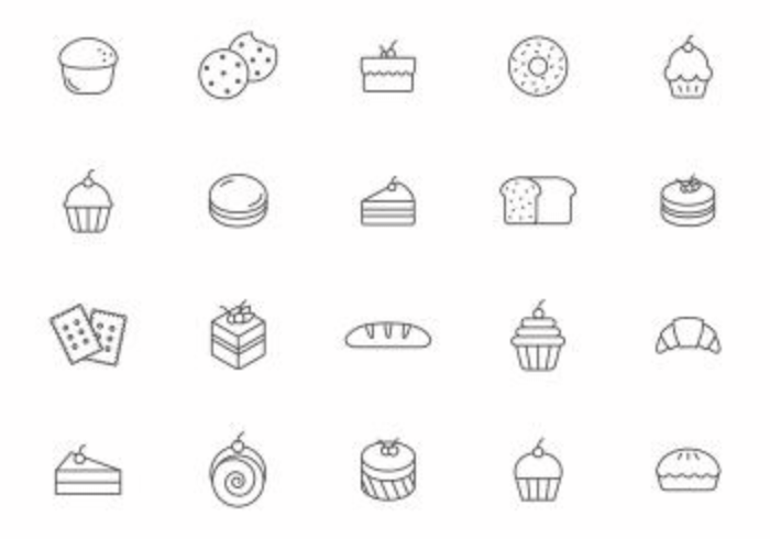 Bakery and Pastry Vectors