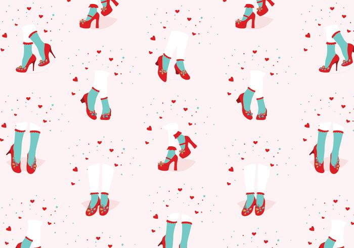 Sweet Ruby Slippers Vector