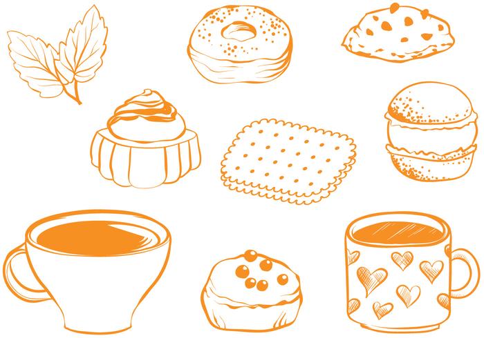 Free Vintage Tea Vectors