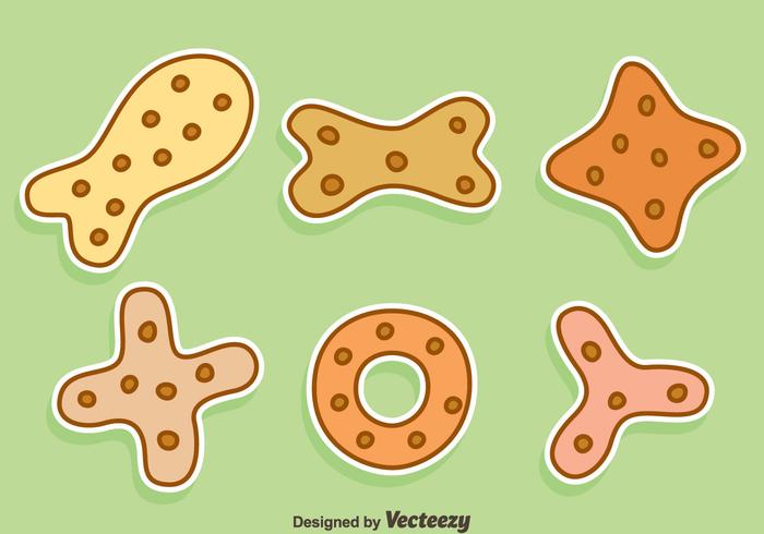 Dog Biscuit Collection Vector