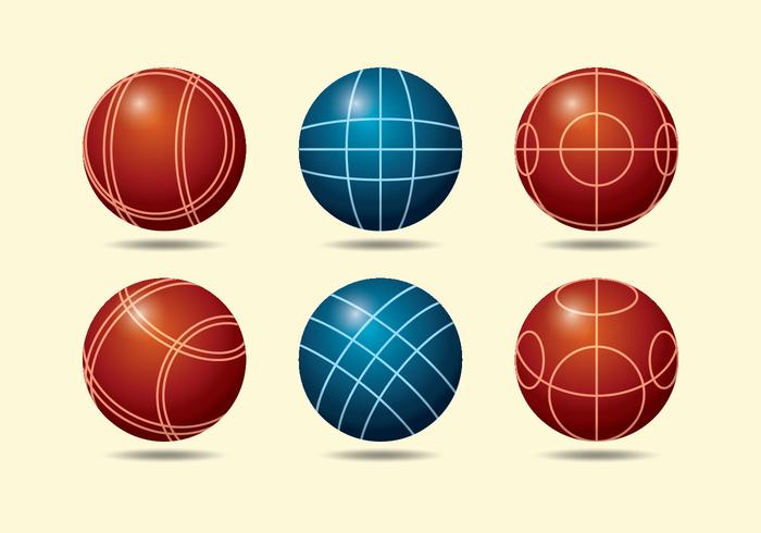 Colección Bocce Ball vector