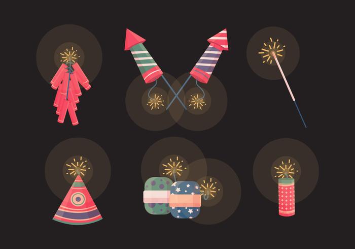 Diwali Crackers Vector Collection Diwali Crackers Vector Collection