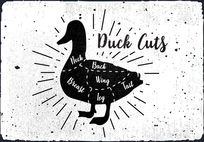 Free Duck Cuts Vector Background