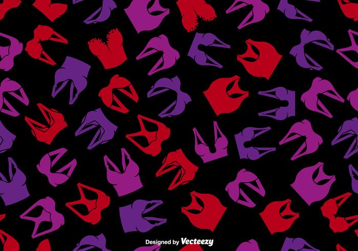 Vector Woman's Clothing Repeating Pattern