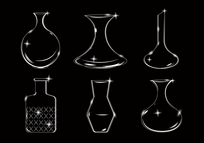 Vector Decanter en blanco