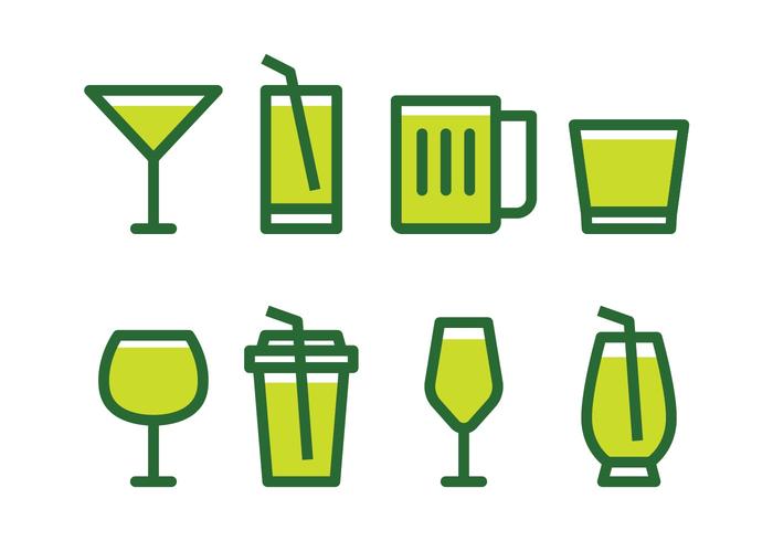 Mocktail Icon Pack vector