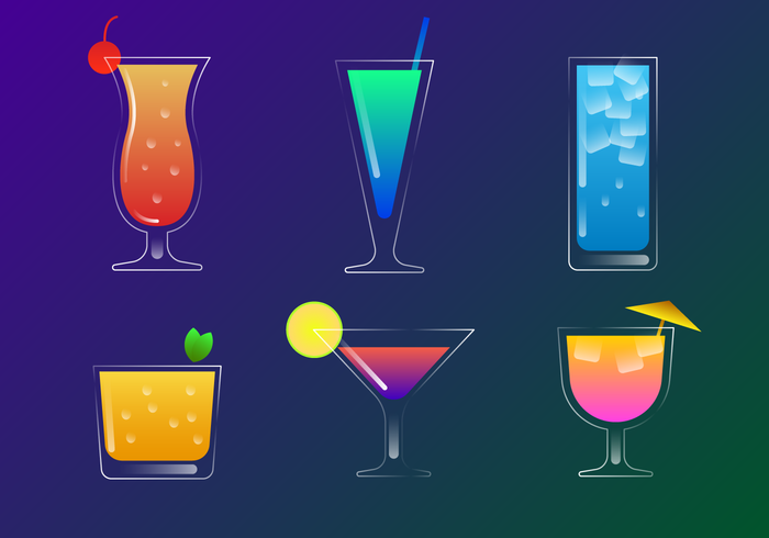 Beautiful Mocktail Vector Beautiful Mocktail Vector