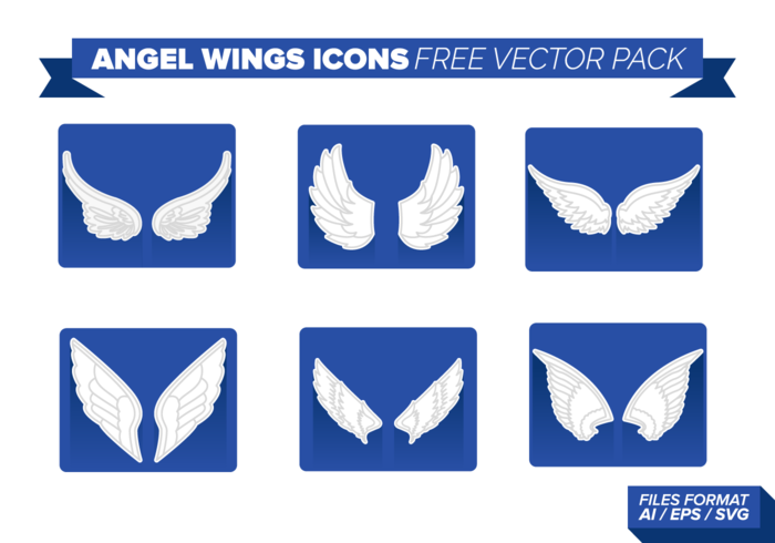 Angel Wings Icons Free Vector Pack - Download Free Vectors, Clipart Graphics & Vector Art Angel Wings Icons Free Vector Pack - 웹