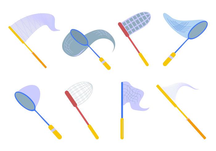 Free Butterfly Net Icons Vector