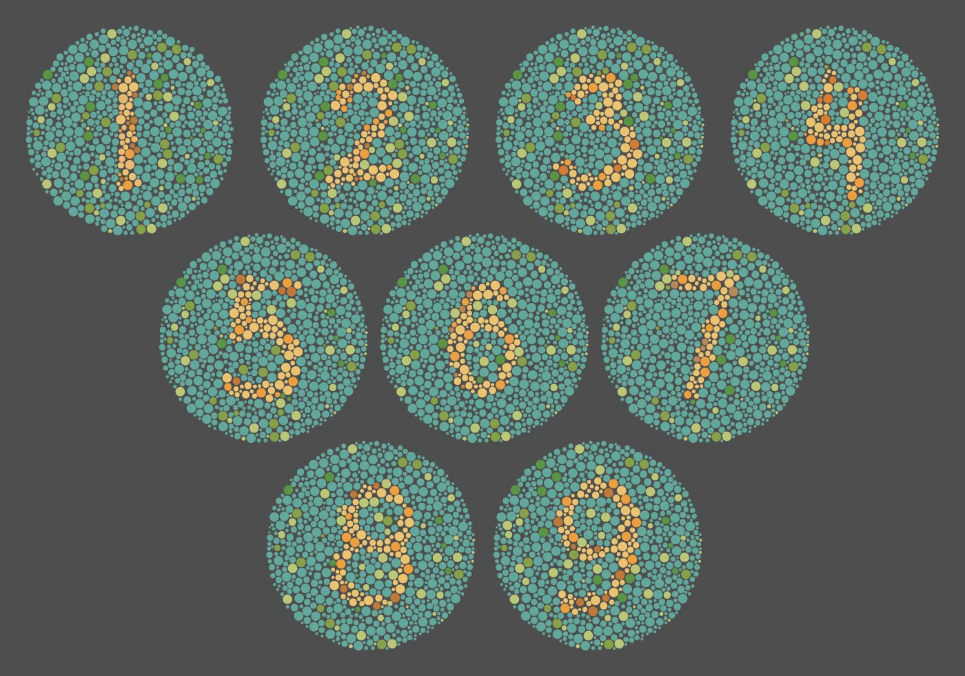 Eye Test ColorNormal Pack Vector 156532 Vector Art at Vecteezy