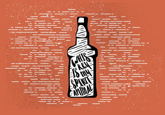 Free Hand Drawn Beverage Background vector