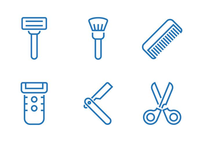 Barber Equipment Icon vector