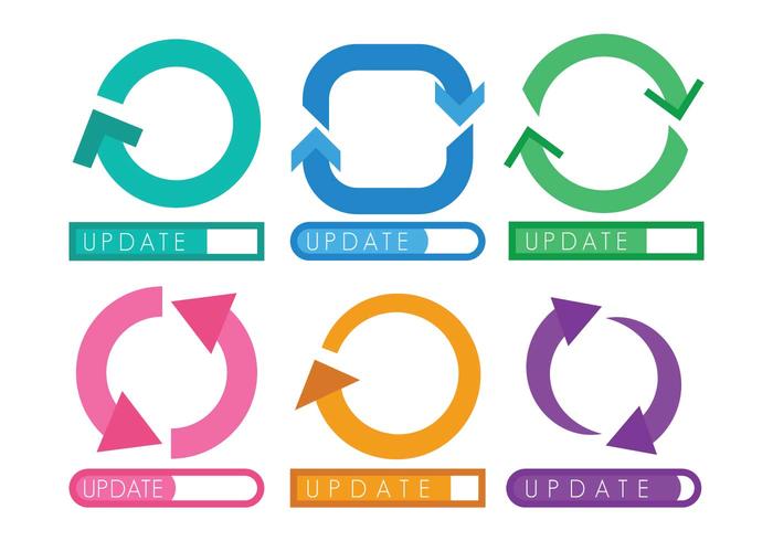 Update icon vector set