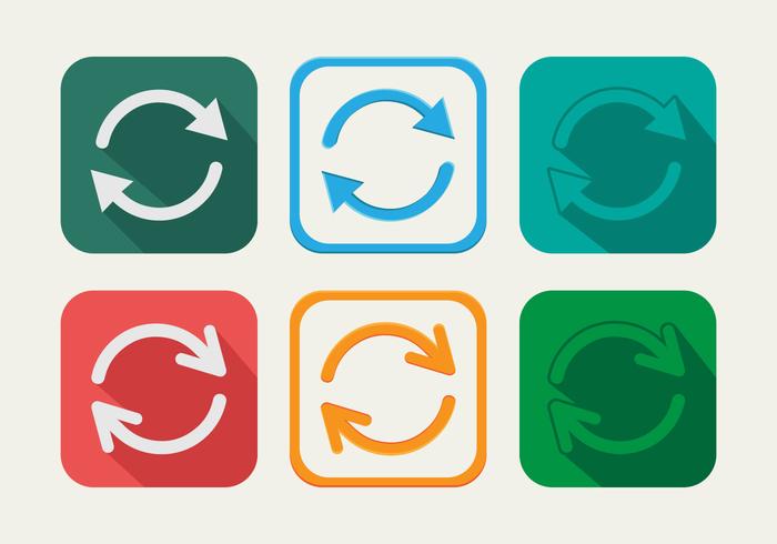 Update Circle vector icon