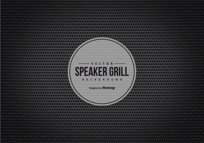 Black Speaker Grill Texture Background vector