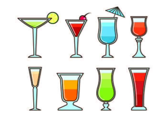 Vectors Glass Of Mocktail