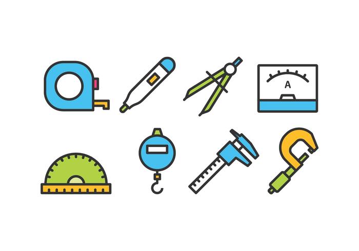Measuring Icon Pack vector