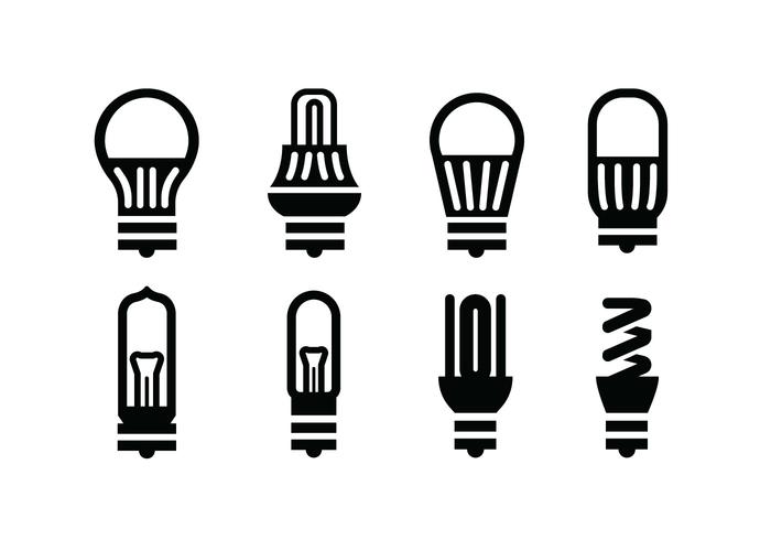 Bulb vector icons