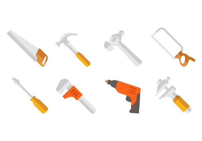 Free Hand Tools Icons Vector