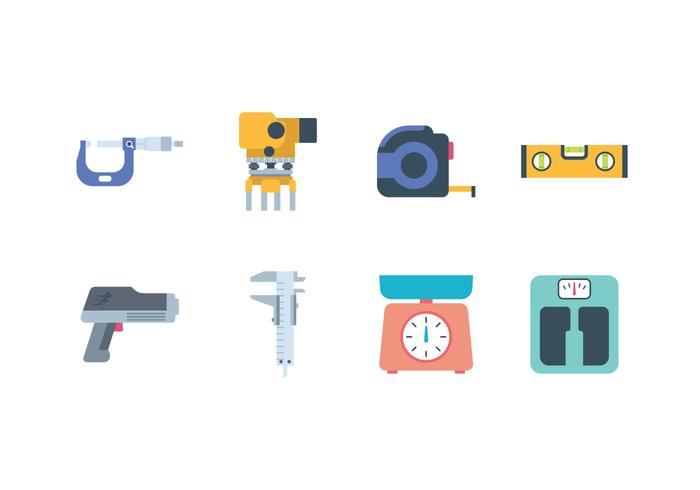 Icono de herramientas de medición gratis vector