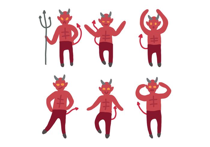 Lucifer Cartoon Drawing Vectors 