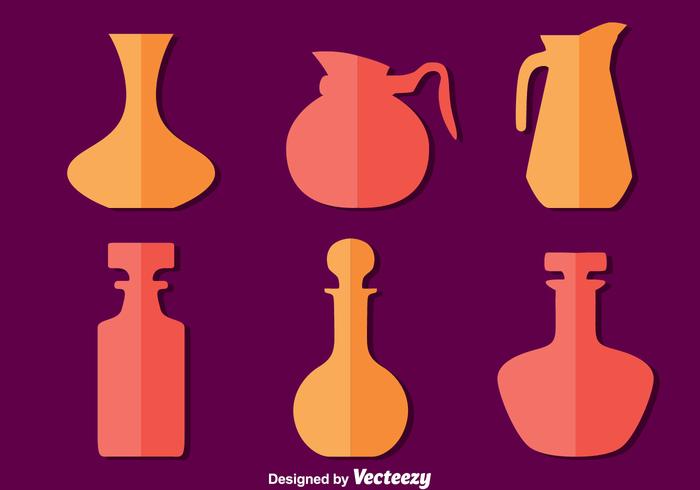 Colección Silhouette Decantes Vector