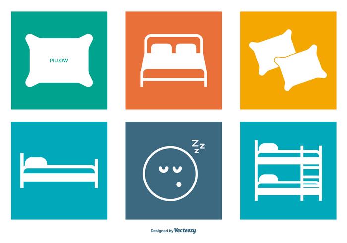 Bedding Vector Icon Collection Bedding Vector Icon Collection