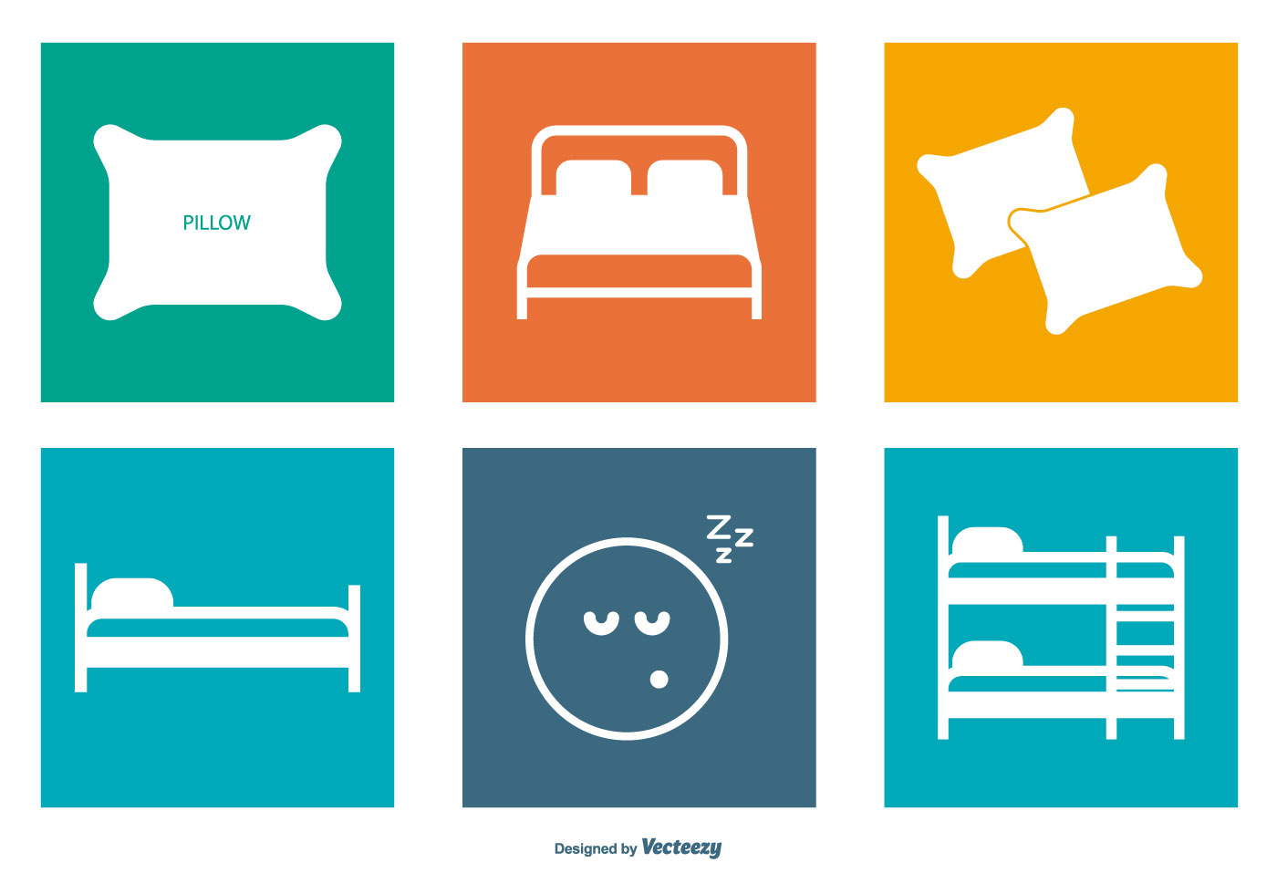 Download Bedding Vector Icon Collection - Download Free Vector Art, Stock Graphics & Images