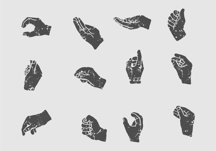 Hand Pose Icon vector