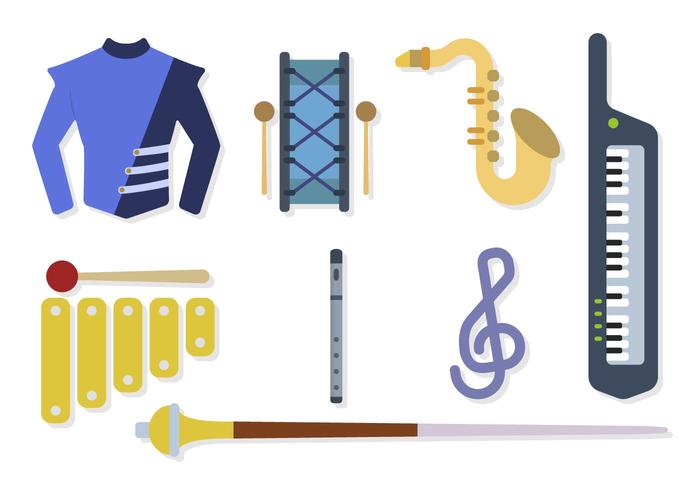 Flat Marching Band Vectors