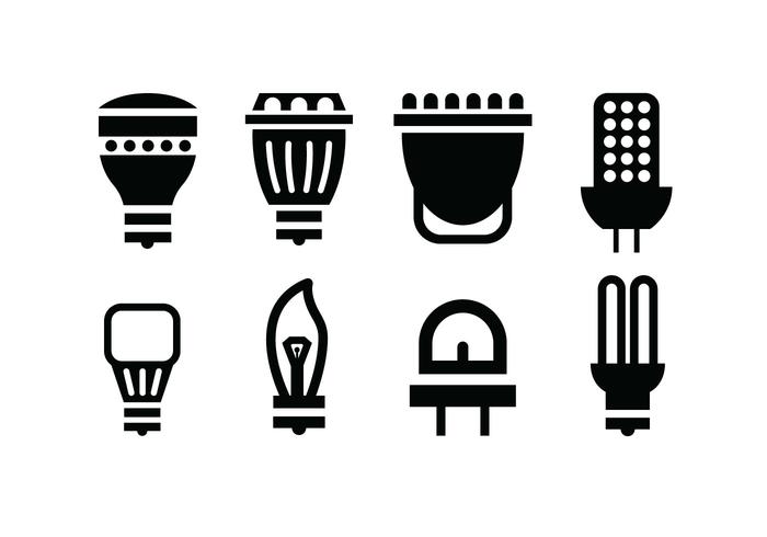 Bulb vector icons Bulb vector icons